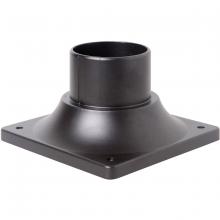  Z202-OBO - Post Adapter Base for 3" Post Tops in Oiled Bronze Outdoor
