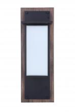  ZA2512-WBMN-LED - Heights 1 Light Medium Outdoor LED Wal Lantern in Whiskey Barrel/Midnight