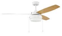 Craftmade INT52W3 - 52" Ceiling Fan w/Blades