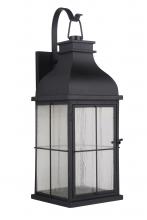  ZA1824-MN-LED - Vincent 1 Light Large LED Outdoor Wall Lantern in Midnight