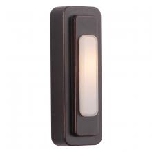  PB5002-OBG - Surface Mount LED Lighted Push Button, Tiered in Oiled Bronze Gilded