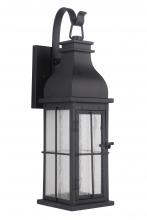  ZA1814-MN-LED - Vincent 1 Light Medium LED Outdoor Wall Lantern in Midnight