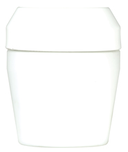  OLK101CFL-W - 1 Light Outdoor Bowl Fan Light Kit in White with Opal White Glass