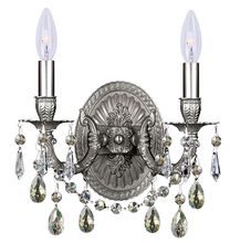  5522-PW-SSS - 2 Light Pewter Sconce
