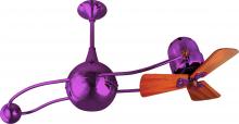  B2K-LTPURPLE-WD - Brisa 360° counterweight rotational ceiling fan in Ametista (Purple) finish with solid sustainabl
