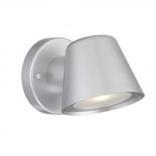  1404BS - LED Wall Sconces Collection  Wall-Mount 1-Light Outdoor Brushed Silver Light Fixture