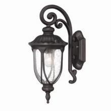  2202BC - Laurens Collection Wall-Mount 1-Light Outdoor Black Coral Light Fixture