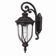  2212BC - Laurens Collection Wall-Mount 1-Light Outdoor Black Coral Light Fixture