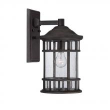  31930BC - Vista II Collection Wall-Mount 1-Light Outdoor Black Coral Light Fixture