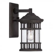  31942BC - Vista II Collection Wall-Mount 1-Light Outdoor Black Coral Light Fixture