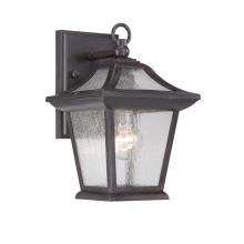  39002BC - Aiken Collection Wall-Mount 1-Light Outdoor Black Coral Light Fixture