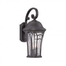  39502BC - Highgate Collection Wall Lantern 1-Light Outdoor Black Coral Light Fixture
