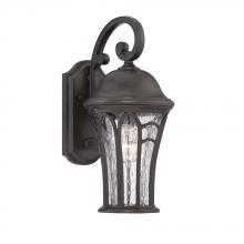  39522BC - Highgate Collection Wall Lantern 3-Light Outdoor Black Coral Light Fixture