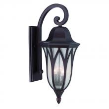  39822ABZ - Milano Collection Wall Lantern 3-Light Outdoor Architectural Bronze Light Fixture