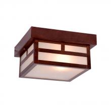  4708ABZ - Artisan Collection Ceiling-Mount 1-Light Outdoor Architectural Bronze Light Fixture