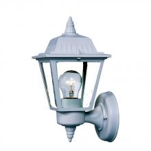  5005TW - Builder's Choice Collection Wall-Mount 1-Light Outdoor Textured White Light Fixture