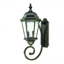  5511BC - Telfair Collection Wall-Mount 2-Light Outdoor Black Coral Light Fixture