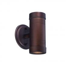  7692ABZ - Cylinders Collection Wall-Mount 2-Light Outdoor Architectural Bronze Light Fixture