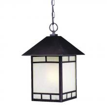  9026ABZ - Artisan Collection Hanging Lantern 1-Light Outdoor Architectural Bronze Light Fixture