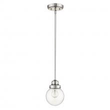  IN21220PN - Portsmith 1-Light Polished Nickel Pendant