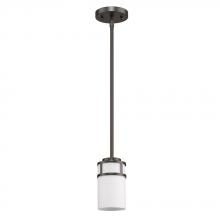  IN21221ORB - Alexis Indoor 1-Light Pendant W/Glass Shade In Oil Rubbed Bronze
