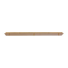  3LP-SB - Pendant Options 3-Hole Linear Pan for Pendants in Satin Brass