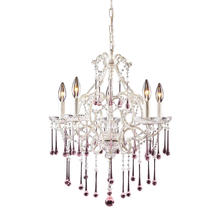  4002ROSE - Opulence - ROSE CRYSTAL for 5 LIGHT CHANDELIER