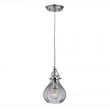  46014/1 - Danica 1-Light Mini Pendant in Polished Chrome with Clear Glass