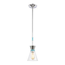  46473/1 - Modley 1-Light Mini Pendant in Polished Chrome with Clear Glass