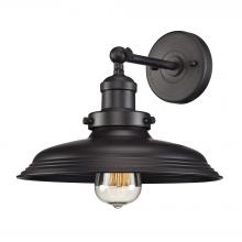  55040/1 - Newberry 1-Light Wall Lamp in Oil Rubbed Bronze with Matching Shade