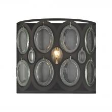  81120/1 - Serai 1-Light Vanity Sconce in Oil Rubbed Bronze with Clear Soda Bottle Glass