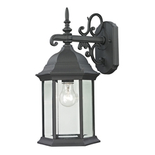  8601EW/65 - Spring Lake 1-Light Coach Lantern in Matte Textured Black - Medium