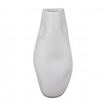  H0047-10985 - Dent Vase - Large White