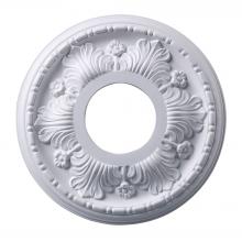  M1000WH - Acanthus Medallion 11 Inch in White Finish