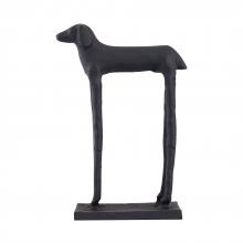  S0807-11406 - Jorgie Dog Object - Aged Black