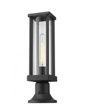  586PHMR-553PM-BK - 1 Light Outdoor Pier Mounted Fixture