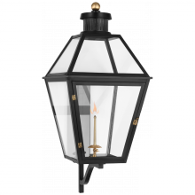  CHO 2457BLK-CG - Stratford XL Bracketed Gas Wall Lantern