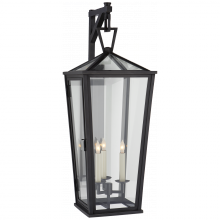  CHO 2789BZ-CG - Darlana Large Tall Bracketed Wall Lantern