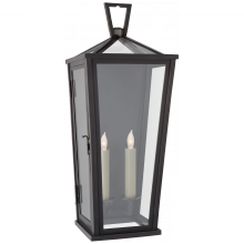  CHO 2791BZ-CG - Darlana Medium Tall 3/4 Wall Lantern