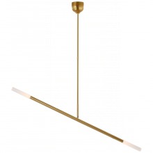  KW 5597AB-EC - Rousseau Large Articulating Linear Chandelier
