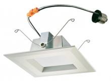  3105600 - 15W Square Recessed LED Downlight 6" Dimmable 4000K E26 (Medium) Base, 120 Volt, Box
