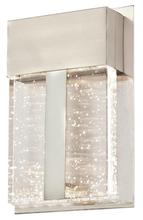  6349000 - LED Wall Fixture Brushed Nickel Finish Bubble Glass