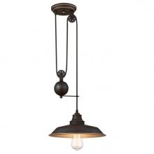  6363200 - Pulley Pendant Oil Rubbed Bronze Finish with Highlights