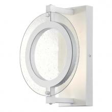  6374000 - Dimmable LED Wall Fixture Matte White Finish Clear Seeded Glass