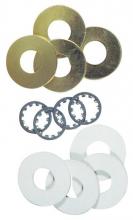  7015500 - 12 Assorted Washers Brass-Plated Steel