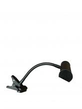 BCLED7-BLK - Battery Clip On 7" Black Textured LED Light Clip On Surfaces Up To 1 3/ 8"