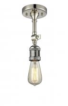  200NH-F-PN-LED - Bare Bulb 1 Light Semi-Flush Mount