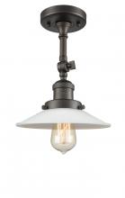  201F-OB-G1 - Halophane - 1 Light - 9 inch - Oil Rubbed Bronze - Semi-Flush Mount