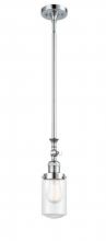 Innovations Lighting 206-PC-G312 - Dover - 1 Light - 5 inch - Polished Chrome - Stem Hung - Adjustable Mini Pendant