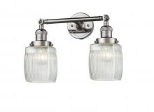  208-PN-G302 - Colton - 2 Light - 16 inch - Polished Nickel - Bath Vanity Light